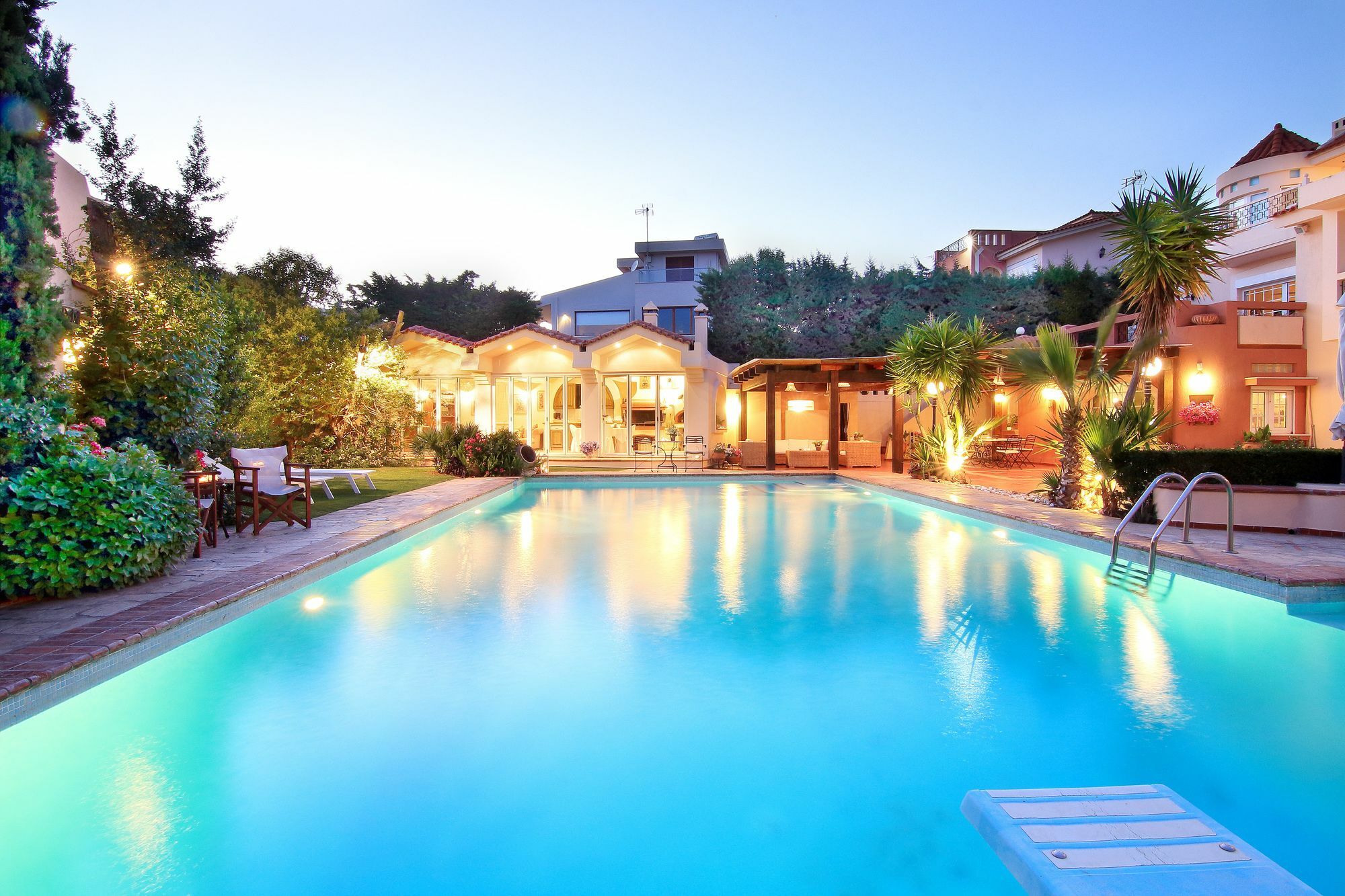Villa Oasis Pool House By Ghh Lagonisi Esterno foto