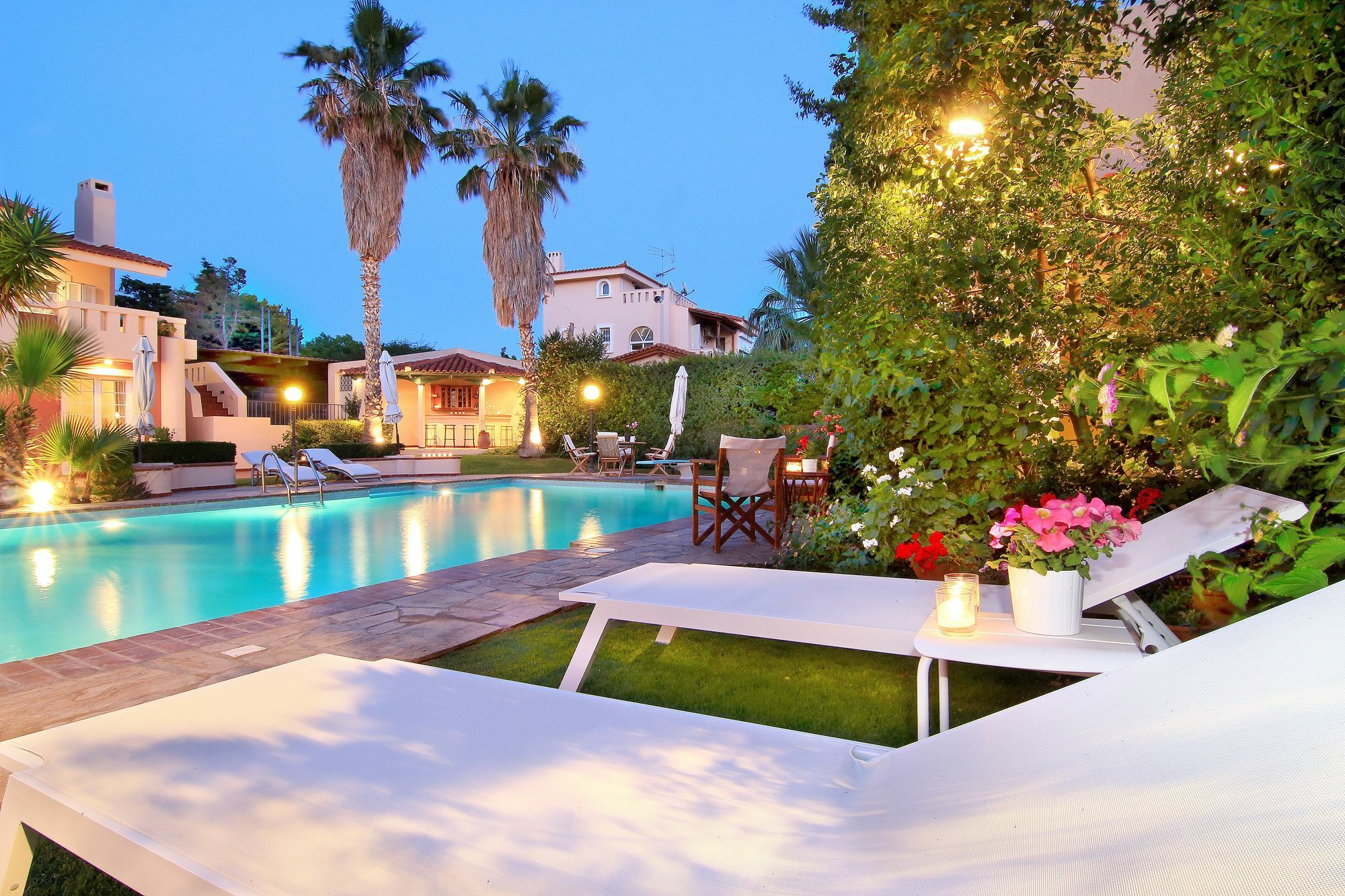 Villa Oasis Pool House By Ghh Lagonisi Esterno foto