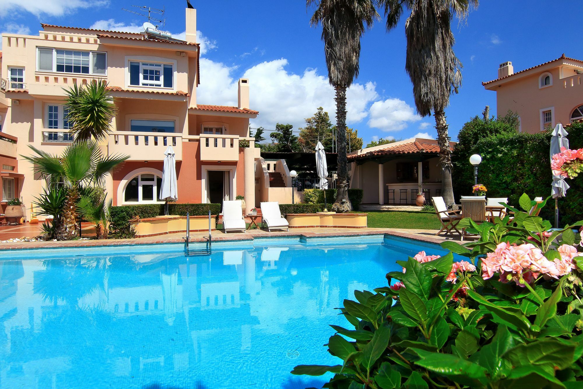 Villa Oasis Pool House By Ghh Lagonisi Esterno foto