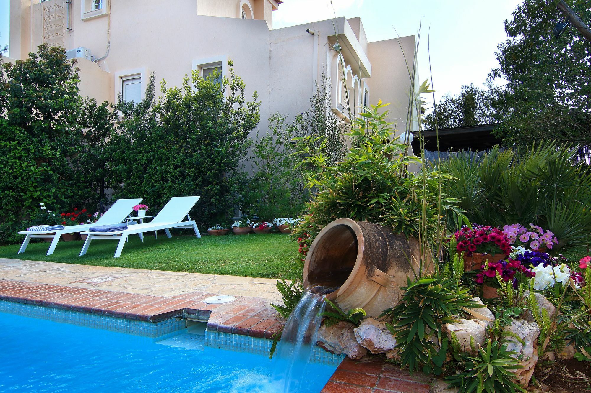 Villa Oasis Pool House By Ghh Lagonisi Esterno foto